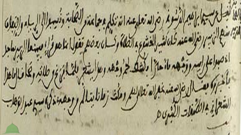تقييد حول ما قيل عن جماعة من الصحابة